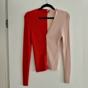 STAUD Cargo Sweater - RED+PINK